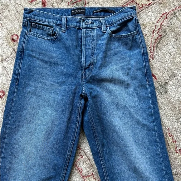 Banana Republic Women’s Mid-Rise Stovepipe Button Fly Jeans Size 27 - Picture 4 of 13